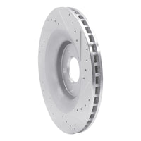 R1 Concepts R1 08-14 Chrysler 200 Front Left Drilled & Slotted Silver Brake Rotor