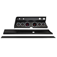 Autometer Designer Black Direct Fit Dash Kit 1966 Chevy Chevelle (2 x 3-3/8in. / 4 x 2-1/16in.)