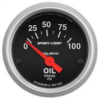 Autometer Sport-Comp 79-81 Camaro Dash Kit 6pc Tach / MPH / Fuel / Oil / WTMP / Volt