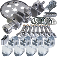 Eagle Chevy 350 1Pc 3.750in Crank 5.700in I-Beam Rods 4.030in Pistons 168 Tooth FP Balanced Assembly