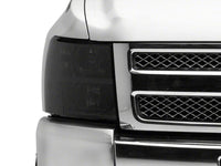 Raxiom 07-14 Chevrolet Silverado 1500 HD Axial OEM Rep Headlights- Chrome Housing- Smoked Lens