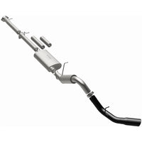 MagnaFlow 11-19 GM 2500/3500 6.0L 4in Single Passenger Side Rear Exit Cat-Back Exhaust w/Black Tips