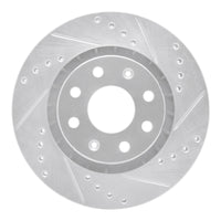 R1 Concepts R1 04-17 Chevrolet AVEO (USA/Canada) Front Right Drilled & Slotted Silver Brake Rotor