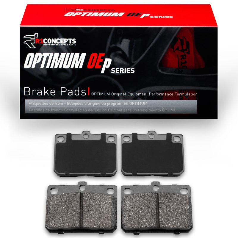 R1 Concepts R1 72-87 Dodge Colt Front R1 Optimum OE Brake Pads