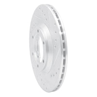 R1 Concepts R1 84-87 Isuzu Pickup Front Right Drilled & Slotted Silver Brake Rotor