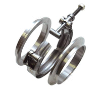 Vibrant Stainless Steel V-Band Flange for 3in O.D. Tubing - Female