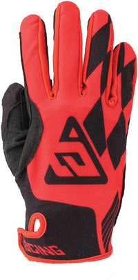 Answer Ascent Prix Gloves Red/Black Youth - Small