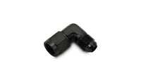Vibrant -4AN Female to -4AN Male 90 Degree Swivel Adapter (AN to AN) - Anodized Black Only