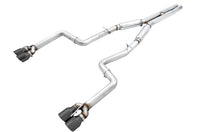 AWE Tuning 2015+ Dodge Challenger 6.4L/6.2L SC Track Edition Exhaust - Quad Diamond Black Tips