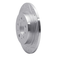 R1 Concepts R1 97-98 Volvo V90 Rear Right Drilled & Slotted Silver Brake Rotor