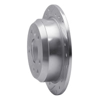 R1 Concepts R1 86-89 Jaguar XJ6 Rear Left Drilled & Slotted Silver Brake Rotor