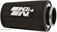 K&N Engineering K&N Round Tapered Drycharger Air Filter Wrap 8in B ID x 6.625in T ID x 10.5in H