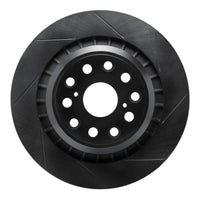R1 Concepts R1 07-21 Lexus LS460 Rear Right Slotted Black Brake Rotor