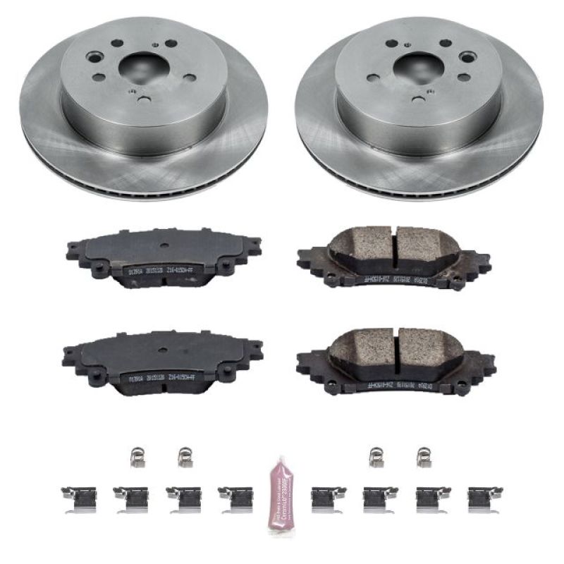 PowerStop Power Stop 14-15 Lexus IS250 Rear Autospecialty Brake Kit