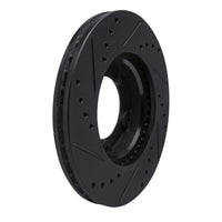 R1 Concepts R1 84-95 Toyota Pickup Front Right Drilled & Slotted Black Brake Rotor