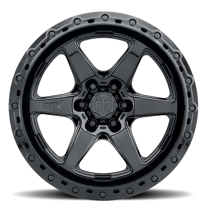 MTX Wheels MTX Spitfire 6 Gloss Black 20x9in / 6x139.7 BP / 19mm Offset / 106.1mm Bore