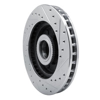 R1 Concepts R1 94-02 Chevrolet Express 2500 Front Left Drilled & Slotted Silver Brake Rotor