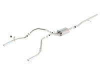 Borla 14 Silv/Sierra 1500 C/B Touring Exhaust /2.75in in Muffler 2.25inout 4inTIp SS Rear Exit