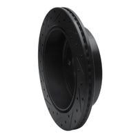 R1 Concepts R1 03-03 Dodge Ram 1500 Van Rear Right Drilled & Slotted Black Brake Rotor