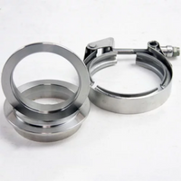 Granatelli Motor Sports Granatelli 4.0in Mating Male to Female Flanges w/V-Band Clamp