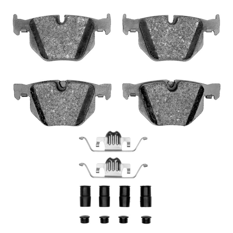 R1 Concepts R1 04-10 BMW 530XI Rear Semi Met Pads & Hardware Kit