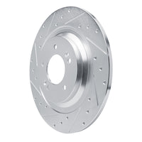 R1 Concepts R1 21-25 Hyundai SONATA Rear Left Drilled & Slotted Silver Brake Rotor