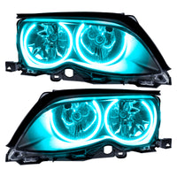 ORACLE Lighting Oracle 02-05 BMW 3 Series SMD HL - Black - ColorSHIFT w/ 2.0 Controller
