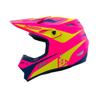Answer 26 AR1 Mototown Helmet Matte Pink/Hyper Acid/Dark Blue - XS