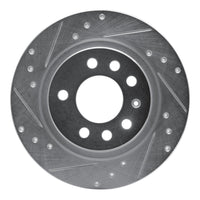 R1 Concepts R1 06-10 Pontiac SOLSTICE Rear Left Drilled & Slotted Silver Brake Rotor