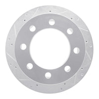 R1 Concepts R1 00-02 Dodge Ram 3500 Rear Left Drilled & Slotted Silver Brake Rotor