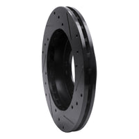 R1 Concepts R1 95-02 Kia Sportage (USA/Canada) Front Left Drilled & Slotted Black Brake Rotor