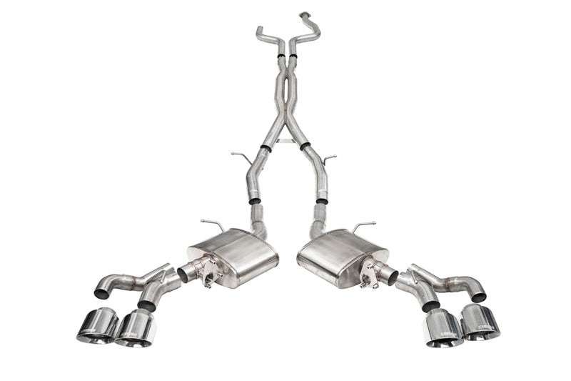 CORSA Performance Corsa 22-25 Cadillac CT5 V Blackwing 3in. Cat-Back w/ Active Exhaust - Dbl X-Pipe - Twin 4.5in. Tips