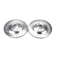 PowerStop Power Stop 01-06 BMW 330Ci Front Evolution Drilled & Slotted Rotors - Pair