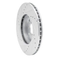 R1 Concepts R1 98-99 Acura CL Front Right Drilled & Slotted Silver Brake Rotor