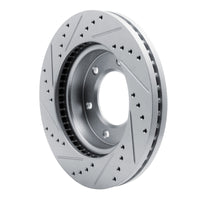 R1 Concepts R1 19-25 Ford Ranger (USA/Canada) Front Right Drilled & Slotted Silver Brake Rotor
