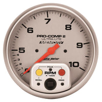 Autometer Ultra-Lite 5 inch 10K RPM In Dash Dual Range w/ Memory Tachometer