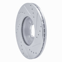 R1 Concepts R1 14-23 Ford Fiesta (USA/Canada) Front Left Drilled & Slotted Silver Brake Rotor