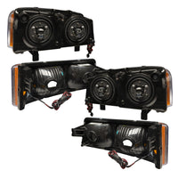 ORACLE Lighting Oracle 03-06 Chevy Silv Pre-Assembled Headlights w/ Parking Lights - w/ Simple Controller