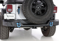 Rampage 07-18 Jeep Wrangler JK (Incl. Unlimited) TrailGuard Rear Bumper - Black