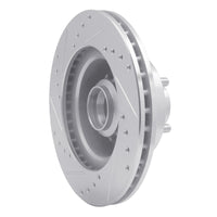 R1 Concepts R1 70-72 Dodge CHALLENGER Front Right Drilled & Slotted Silver Brake Rotor