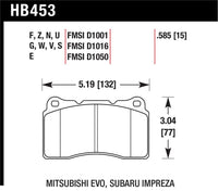 Hawk Performance Hawk 03-06 Evo / 04-09 STi / 09-10 Genesis Coupe (Track Only) / 2010 Camaro SS / 08-09 Pontiac G8 GX