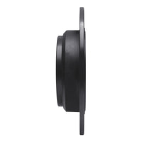 R1 Concepts R1 91-99 Acura RL Rear Right Drilled & Slotted Black Brake Rotor