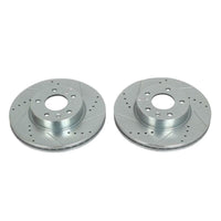 PowerStop Power Stop 13-18 Cadillac ATS Front Evolution Drilled & Slotted Rotors - Pair