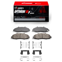 R1 Concepts R1 00-04 Ford F-150 RWD Front Optimum OE Pads & Hardware Kit