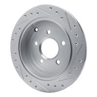 R1 Concepts R1 01-07 Buick Rendezvous Rear Left Drilled & Slotted Silver Brake Rotor