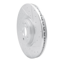 R1 Concepts R1 18-20 Jaguar E-Pace Front Right Drilled & Slotted Silver Brake Rotor