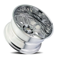 Cali Off-Road 9117 Auburn 20x10 / 6x139.7 BP / -25mm Offset / 106mm Hub Polished Wheel