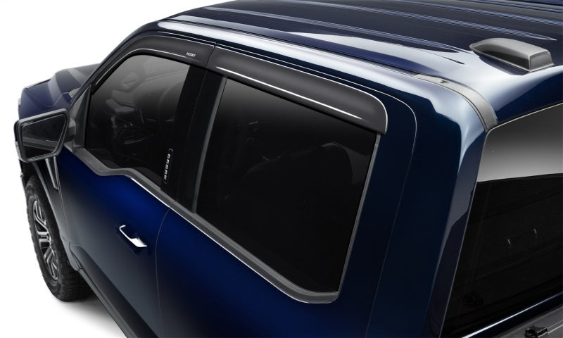 Husky Liners 20-24 Chevrolet Silverado/GMC Sierra 2500/3500HD DC Ventvisor Low Profile (4pc) - Smoke