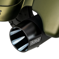 Vance and Hines Vance & Hines 17-23 Harley Touring Models Blackbird 450 Slip-Ons - Black Contrast Finish End Caps