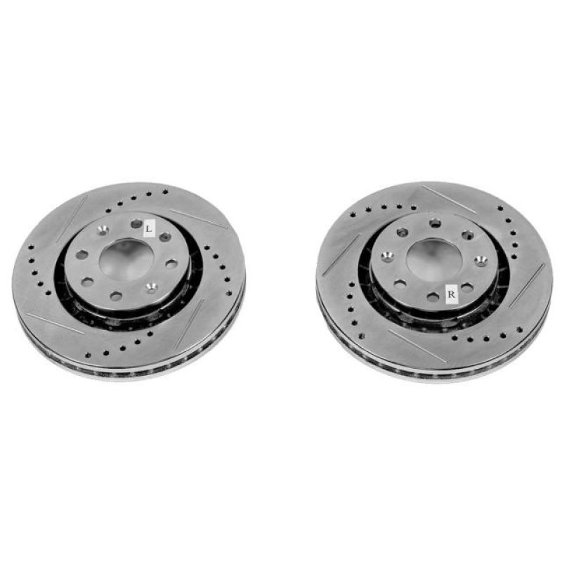 PowerStop Power Stop 04-11 Chevrolet Aveo Front Evolution Drilled & Slotted Rotors - Pair